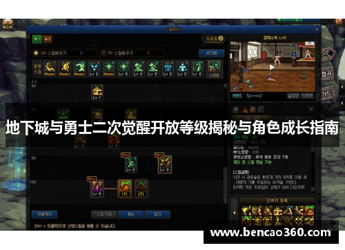 地下城与勇士二次觉醒开放等级揭秘与角色成长指南